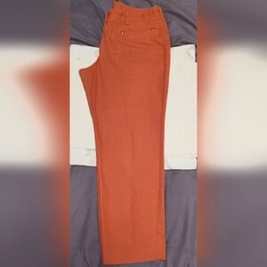 New Directions Women's Terracotta Cropped Pants